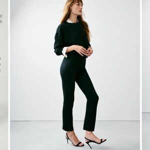SPANXsmooth Perfect Fit Ponte Slim Straight Pant- black L